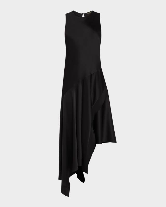 Thea Sleeveless High-Low Midi Dress